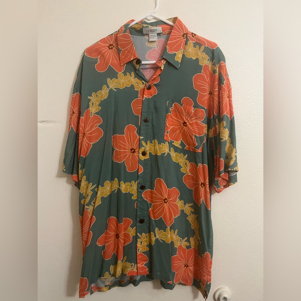 YIREH Aloha Men's Shirt